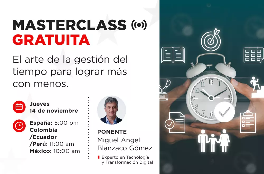 Masterclass Gestión del tiempo